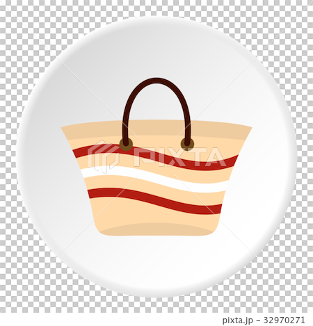 Women beach bag icon circle Women beach bag icon circle 32970271
