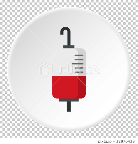 Package for blood transfusion icon circle 32970439