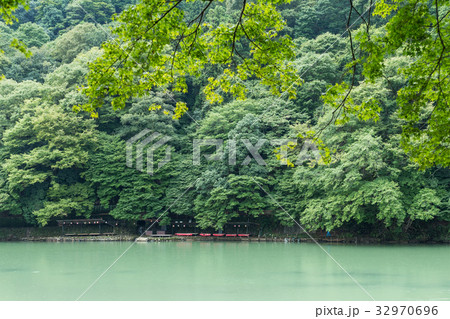 Katsura River in the Arashiyama in Kyoto Katsura River in the Arashiyama in Kyoto 32970696