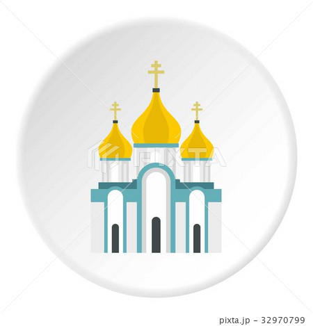 Orthodox church icon circle 32970799