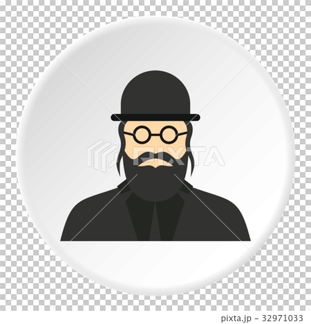 Jewish rabbi icon circle - Stock Illustration [32971033] - PIXTA