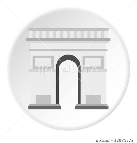 Triumphal Arch icon circle 32971578