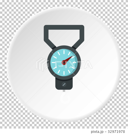 Spring scale icon circle 32971978
