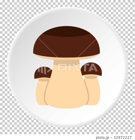 Mushroom icon circle 32972227