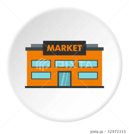 Market icon circle 32972333