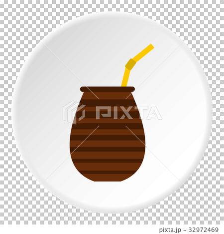 Chimarrao for mate or terere icon circle 32972469