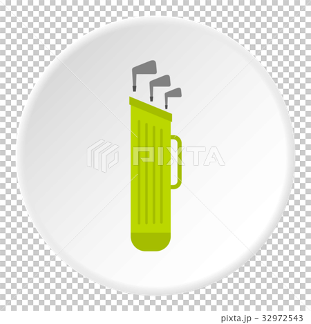 Golf bag with clubs icon circle Golf bag with clubs icon circle 32972543