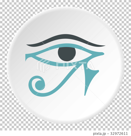 Eye of Horus icon circle 32972611
