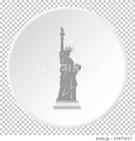 Statue of Liberty icon circle 32973017