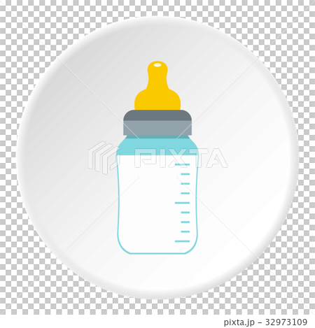 Feeding bottle icon circle Feeding bottle icon circle 32973109