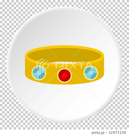 Vintage gold bangle icon circle-插圖素材 [32973139] - PIXTA圖庫