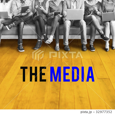 Media Connection Communication Strategy Icon Media Connection Communication Strategy Icon 32977352