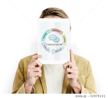 Communication Connection Socialize Diagram Concept 32979131