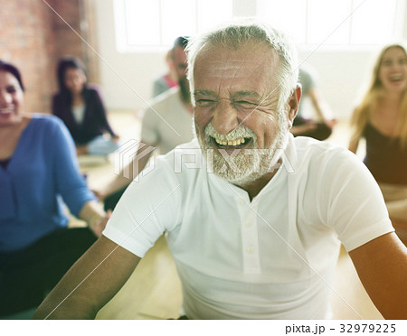 Diversity People Exercise Class Relax Concept 32979225
