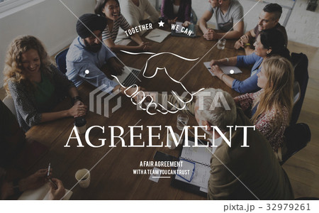 Agreement Handshaking Teamwork Together Graphic Agreement Handshaking Teamwork Together Graphic 32979261