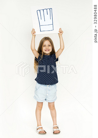 Kid with chef hat culinary concept Kid with chef hat culinary concept 32980488