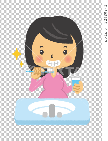 歯磨き【二頭身・シリーズ】 32980841