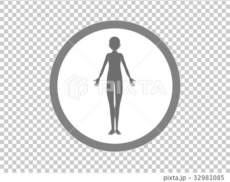 体の不調(灰色・言葉なし) 体の不調(灰色・言葉なし) 32981085