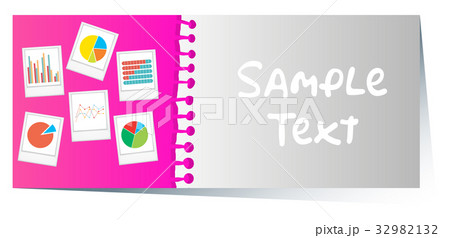 template with different types of charts  32982132