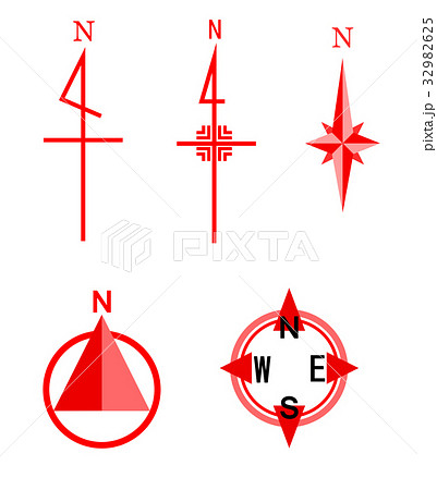 コンプリート 方位記号 フリー 方位記号 フリー Cad