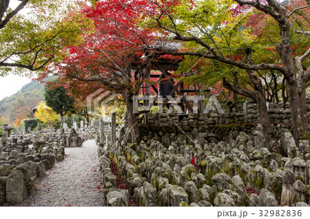 化野念仏寺の紅葉 化野念仏寺の紅葉 32982836