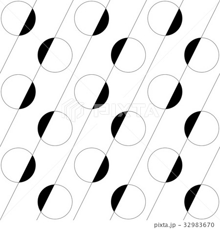 Seamless Circle and Line Pattern Seamless Circle and Line Pattern 32983670