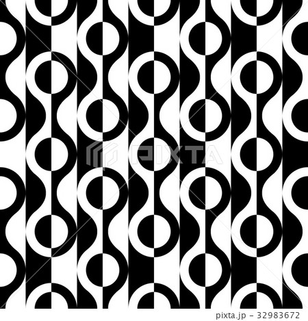 Seamless Curved Shape Pattern 32983672