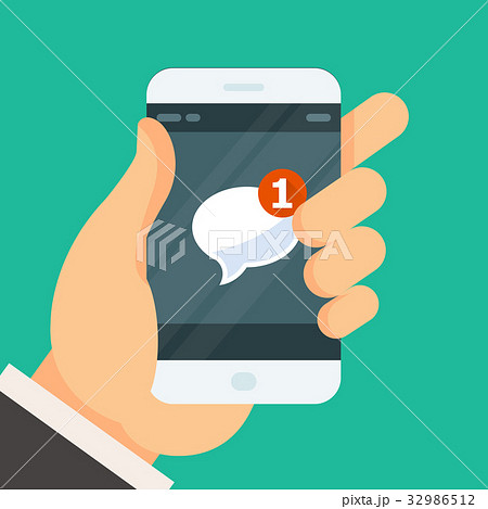 New incoming message - email received icon 32986512