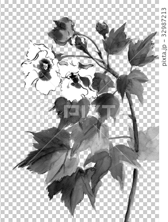 Drunk Wolf Ink Painting Drunk Wolf Ink Painting 32987213