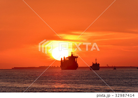 大阪港夕景 大阪港夕景 32987414