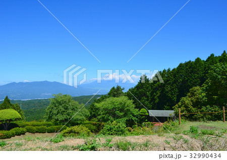 日本100名城　山中城と富士山 32990434