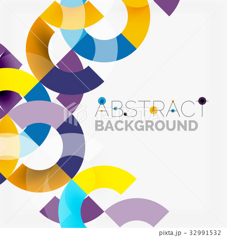 Colorful rings on grey background, modern Colorful rings on grey background, modern 32991532