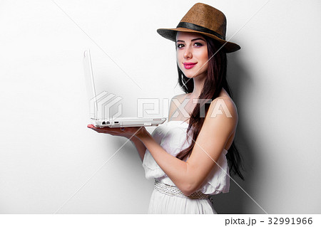 portrait of the young woman with shopping bags portrait of the young woman with shopping bags 32991966