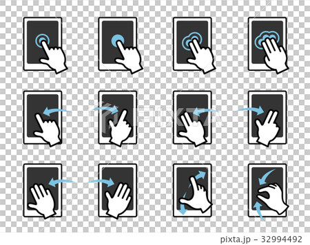Gesture Icon Set 2 32994492