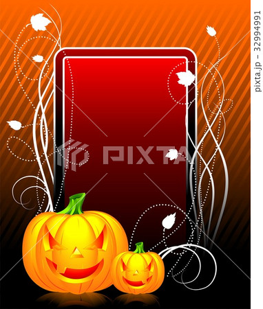 vector illustration on a Halloween theme 32994991