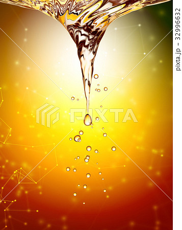 Whirlpool in gold water Whirlpool in gold water 32996632