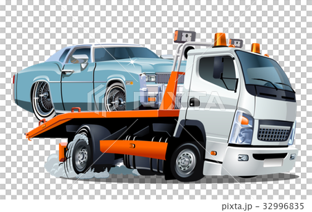 Cartoon tow truck Cartoon tow truck 32996835