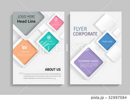 Cover design template design. 32997084