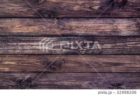 Dark wooden texture, old scratched wood 32998206