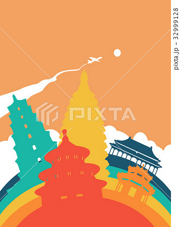 Travel China world landmark landscape Travel China world landmark landscape 32999128