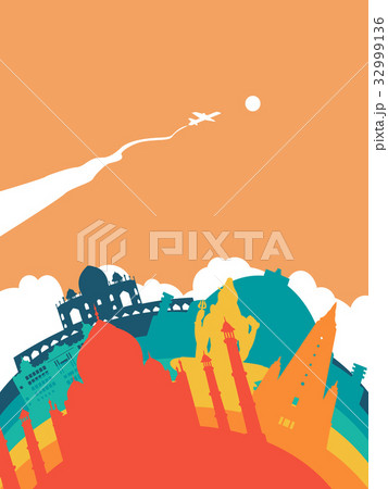 Travel India world landmark landscape Travel India world landmark landscape 32999136