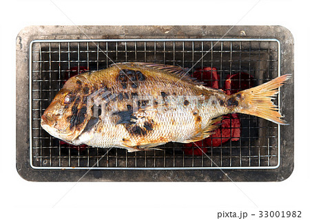 タイの網焼き タイの網焼き 33001982