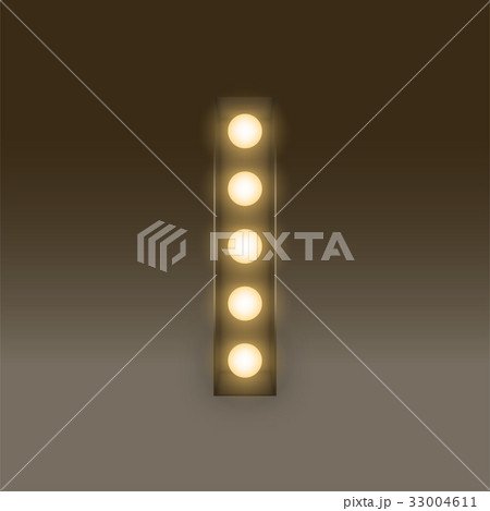 Alphabet Incandescent light bulb box set letter I Alphabet Incandescent light bulb box set letter I 33004611