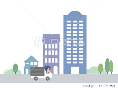 住宅街と道路 33004954