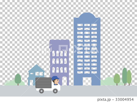 住宅街と道路 33004954