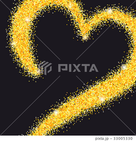 Greeting card with hand-drawn heart and palce for 33005330