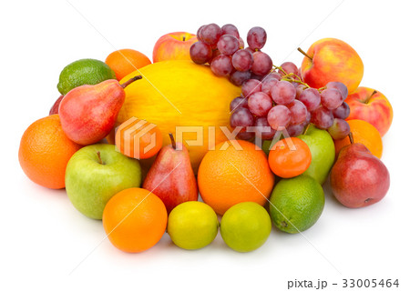 fruit and berries isolated on white 33005464