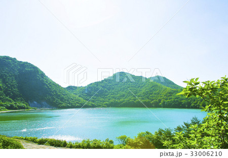 潟沼　鳴子　宮城県　カルデラ湖 33006210