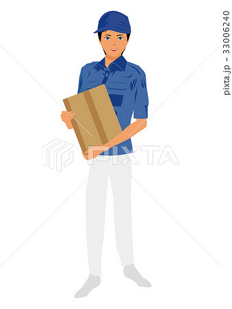 配達員の男性 33006240