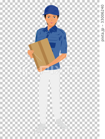 配達員の男性 33006240
